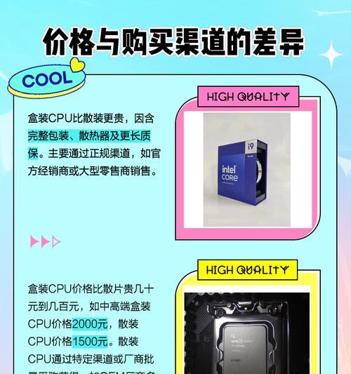 CPU盒装和散装购买的优缺点(如何选择适合自己的CPU——盒装还是散装) CPU盒装和散装购买的优缺点(如何选择适合自己的CPU——盒装还是散装)