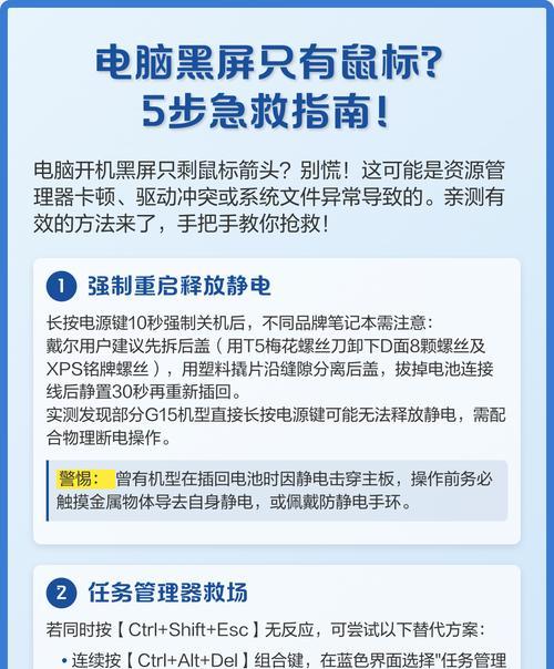 电脑黑屏只有鼠标箭头解决方法详解 电脑黑屏只有鼠标箭头解决方法详解
