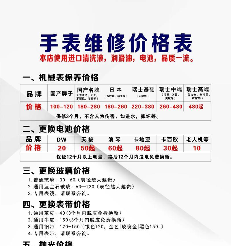 手表意外损坏如何修复?维修费用大概是多少? 手表意外损坏如何修复?维修费用大概是多少?