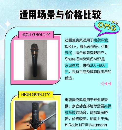 动圈麦和电容麦——音质比较（哪个更适合你）