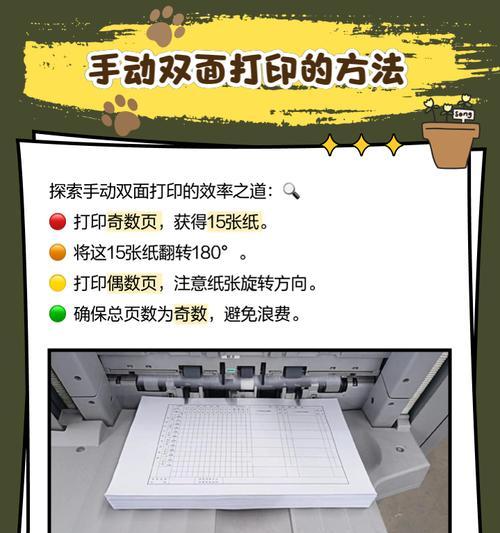 如何双面打印到一张纸上(简单易行的双面打印技巧) 如何双面打印到一张纸上(简单易行的双面打印技巧)