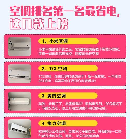 空调品牌排行榜大揭秘(哪个品牌的空调最受欢迎) 空调品牌排行榜大揭秘(哪个品牌的空调最受欢迎)