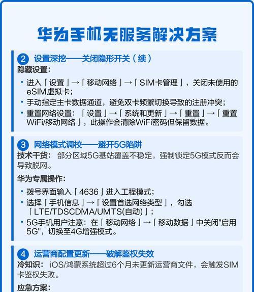 探究手机卡无服务的原因（从信号干扰到欠费问题）