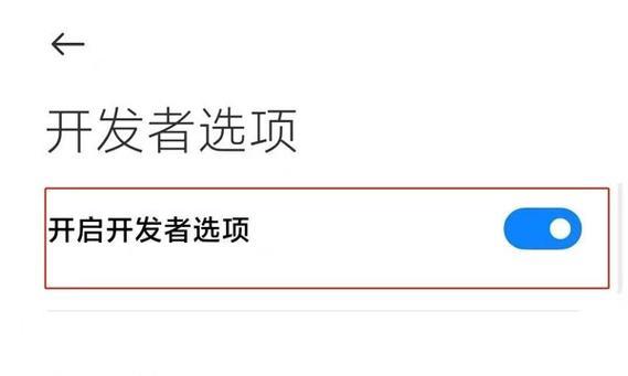 小米开发者选项功能详解(解锁小米手机开发者选项的方法和功能介绍) 小米开发者选项功能详解(解锁小米手机开发者选项的方法和功能介绍)