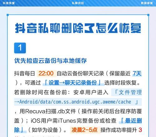 如何恢复被删除的抖音号(掌握这些恢复方法) 如何恢复被删除的抖音号(掌握这些恢复方法)