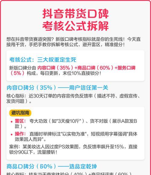 从0到1,如何提高抖音带货口碑分数? 从0到1,如何提高抖音带货口碑分数?