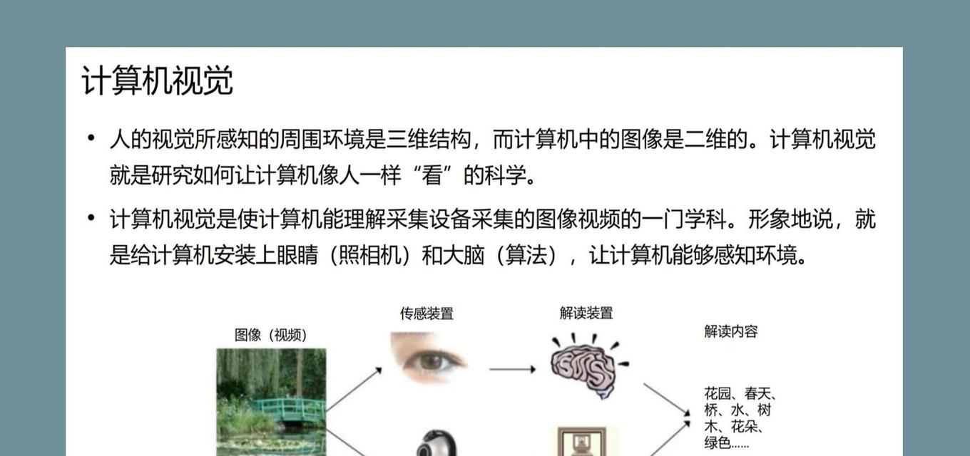 人工智能计算机视觉应用(探究计算机视觉在人工智能领域的应用及其未来发展方向) 人工智能计算机视觉应用(探究计算机视觉在人工智能领域的应用及其未来发展方向)