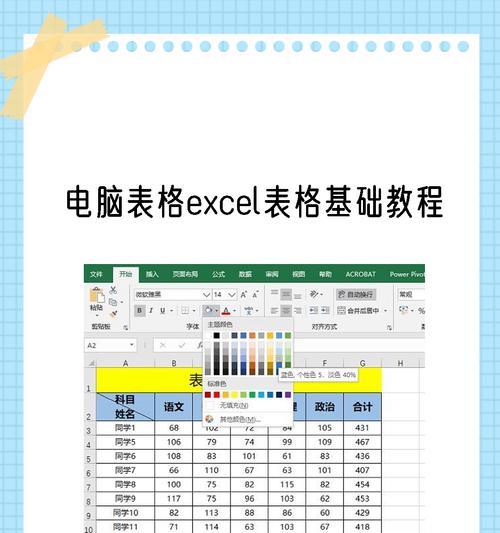 用PS绘制表格教程(快速学会绘制专业的表格) 用PS绘制表格教程(快速学会绘制专业的表格)