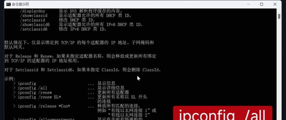 如何在Windows系统下查看MAC地址（使用命令行查找网络设备的硬件地址）