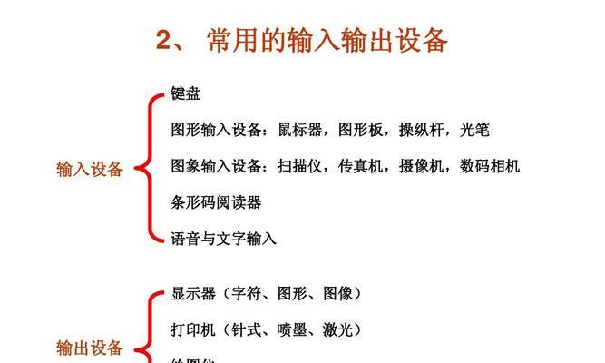 计算机输出设备大盘点（探究计算机输出设备的种类及应用）