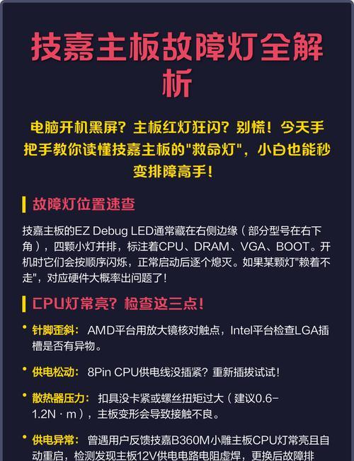 如何应对主板故障,保障电脑稳定运行(如何应对主板故障) 如何应对主板故障,保障电脑稳定运行(如何应对主板故障)
