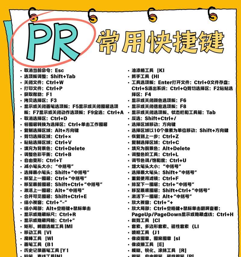 PR音频分离快捷键大全(使用PR音频分离快捷键提高工作效率) PR音频分离快捷键大全(使用PR音频分离快捷键提高工作效率)