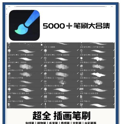 如何使用PS中的笔刷素材(让你的设计更加生动) 如何使用PS中的笔刷素材(让你的设计更加生动)
