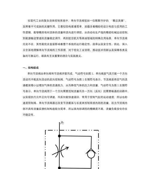 节流阀工作原理解析（掌握节流阀的关键）