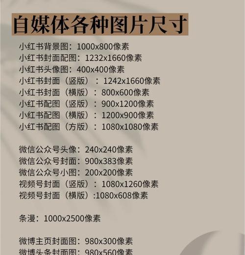 微信首图尺寸大小全解析(如何让你的微信首图更吸睛) 微信首图尺寸大小全解析(如何让你的微信首图更吸睛)