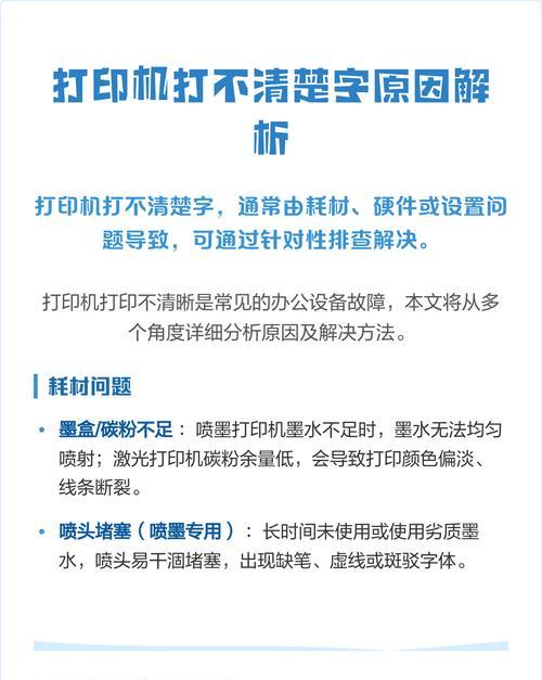 打印机正常但打不出字的原因探究(解决打印机无法打印的问题) 打印机正常但打不出字的原因探究(解决打印机无法打印的问题)