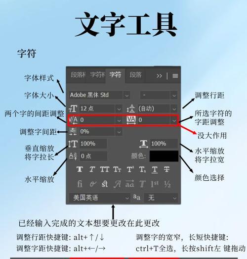 掌握PS插入文字的快捷键技巧(15个实用的快捷键帮你轻松编辑文字) 掌握PS插入文字的快捷键技巧(15个实用的快捷键帮你轻松编辑文字)